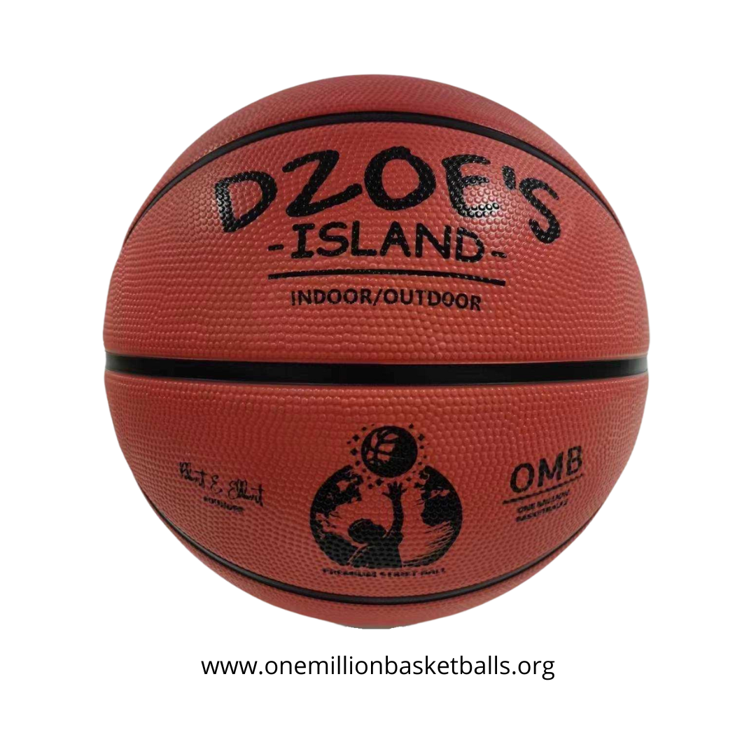 One Million Basketballs DZOE'S ISLAND Indoor/Outdoor Basketball