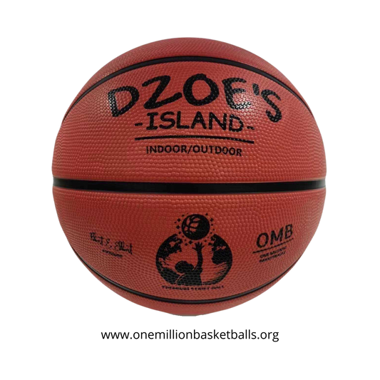 One Million Basketballs DZOE'S ISLAND Indoor/Outdoor Basketball